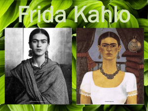 Notes Frida Kahlo - Plain Local Schools