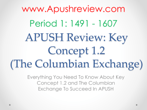 APUSH-Review-The-Columbian-Exchange