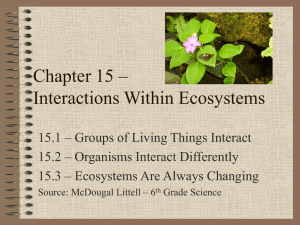 Interactions Within Ecosystems0