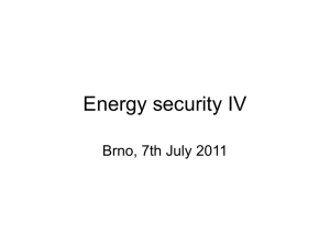 Energy security IV