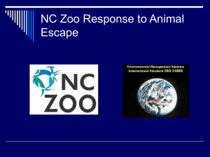 NC Zoo Response to Animal Escape