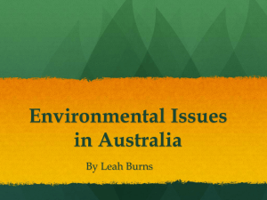 Environmental Issues in Australia