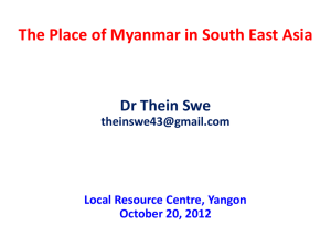 MYANMAR - Local Resource Centre