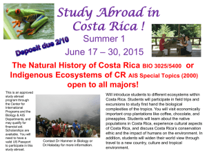 The Natural History of Costa Rica