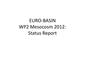 Mesocosm 2012 - EURO-BASIN
