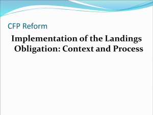 Paper 7.1 DEFRA Paper Implementation of the Landings Obligation