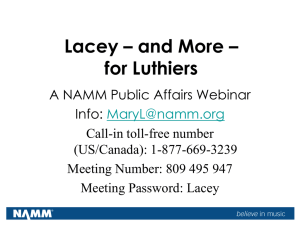 Lacey Act Compliance Webinar
