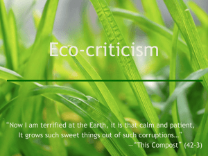 Eco-criticism