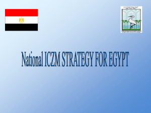 National ICZM STRATEGY FOR EGYPT