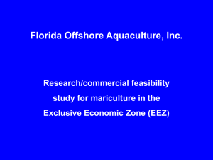 Florida Offshore Aquaculture, Inc. Research/Commercial Feasibility