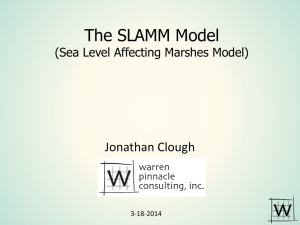 SLAMM Overview Powerpoint - Warren Pinnacle Consulting, Inc.
