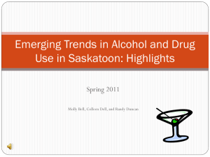 Emerging Trends in Alcohol and Drug use