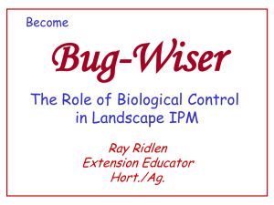 Bugwiser powerpoint - Family and Consumer Science