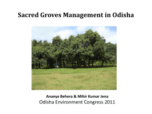 Sacred Groves Management in Odisha