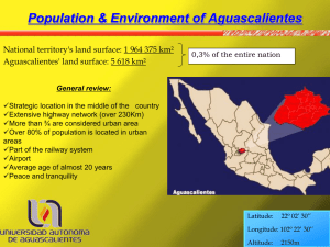 Population & Environment of Aguascalientes