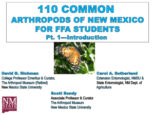 FFA Entomology---Changes in 2011