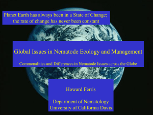 Global Issues in Nematode Ecology and Management