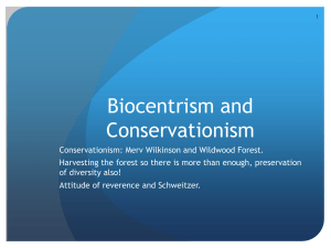 2. Biocentrism