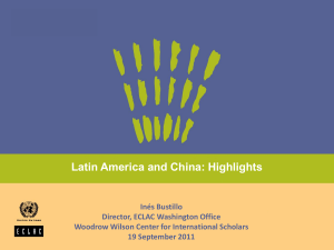 Inés Bustillo Presentation - Woodrow Wilson International Center for