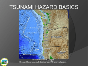 Tsunami Hazard Basics - Oregon Department of Geology and