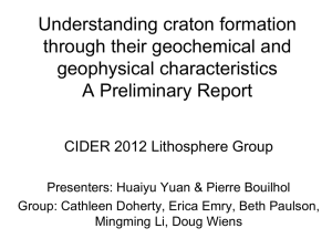 Reconciling geophysical and geochemical data to
