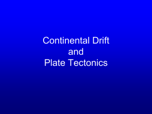 Plate Tectonics - Crescent School