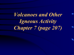 Chapter 9: Volcanoes