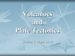 3- How do volcanoes form at convergent boundaries?