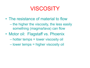 PowerPoint Presentation - VISCOSITY