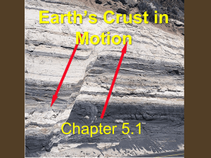 Earth`s Crust in Motion