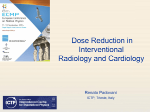 SESSION 5: Radiation protection of patients and staff in