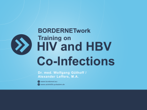 Education material on HIV/hepatis B coinfection