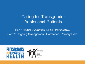 Gender Expression - Physicians for Reproductive Health