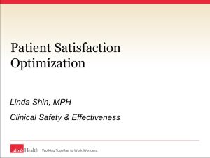 Linda Shin, MPH Clinical Safety & Effectiveness