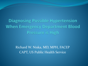 Outpatient Referral for High Blood Pressure in Emergency
