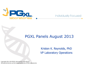 Behavioral Health - PGXL Laboratories