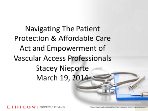 Navigating The Patient Protection & Affordable Care Act and