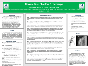 Reverse Total Shoulder Arthroscopy