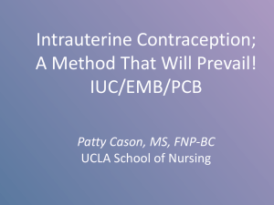 IUCs - California Association for Nurse Practitioners