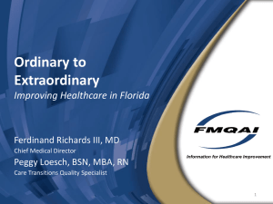 Improving Healthcare in Florida