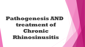 and chronic rhinosinusitis (CRS)