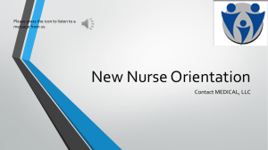 New Nurse Orientation
