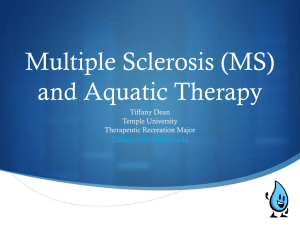 and Aquatic Therapy - Temple University Sites