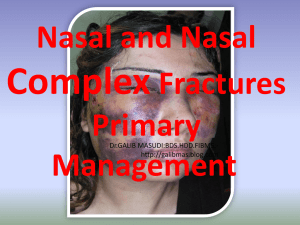 NASAL COMPLEX FRACTURES-pptx-DR.GALIB MASUDI