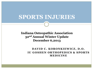 ACL Injuries - Indiana Osteopathic Association