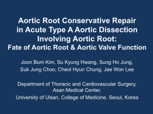 Aortic Root Conservative Repair in Acute Type A Aortic Dissection