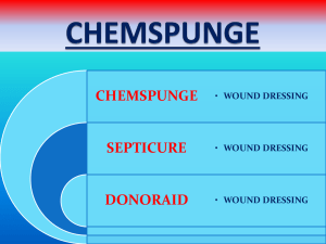 Chemspunge Wound Dressing