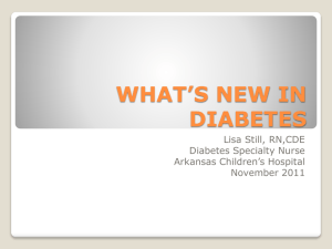 What`s New in Diabetes