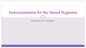 Instrumentation for the Dental Hygienist