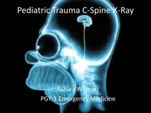 Pediatric C-Spine X-Ray - Calgary Emergency Medicine